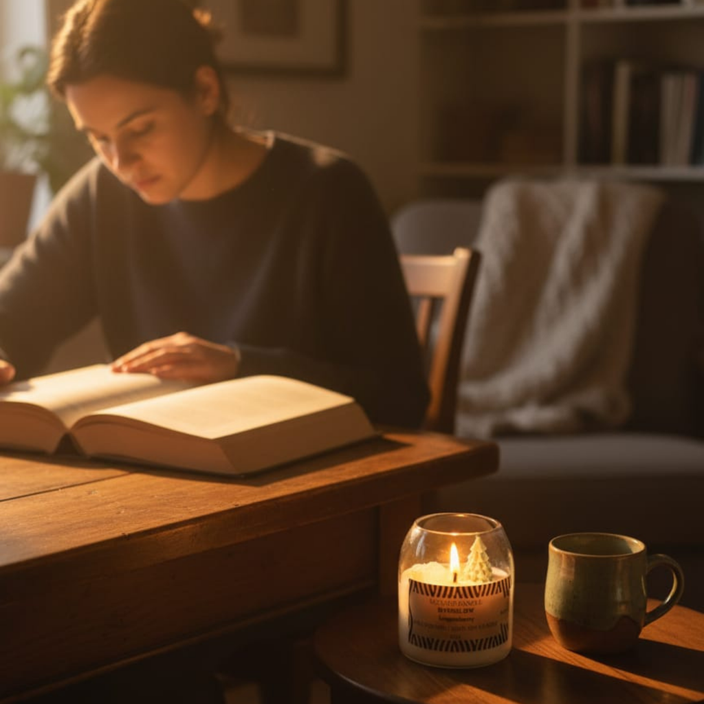EVERGLOW Soy Candle – Lingonberry Spice | Limited Winter Edition