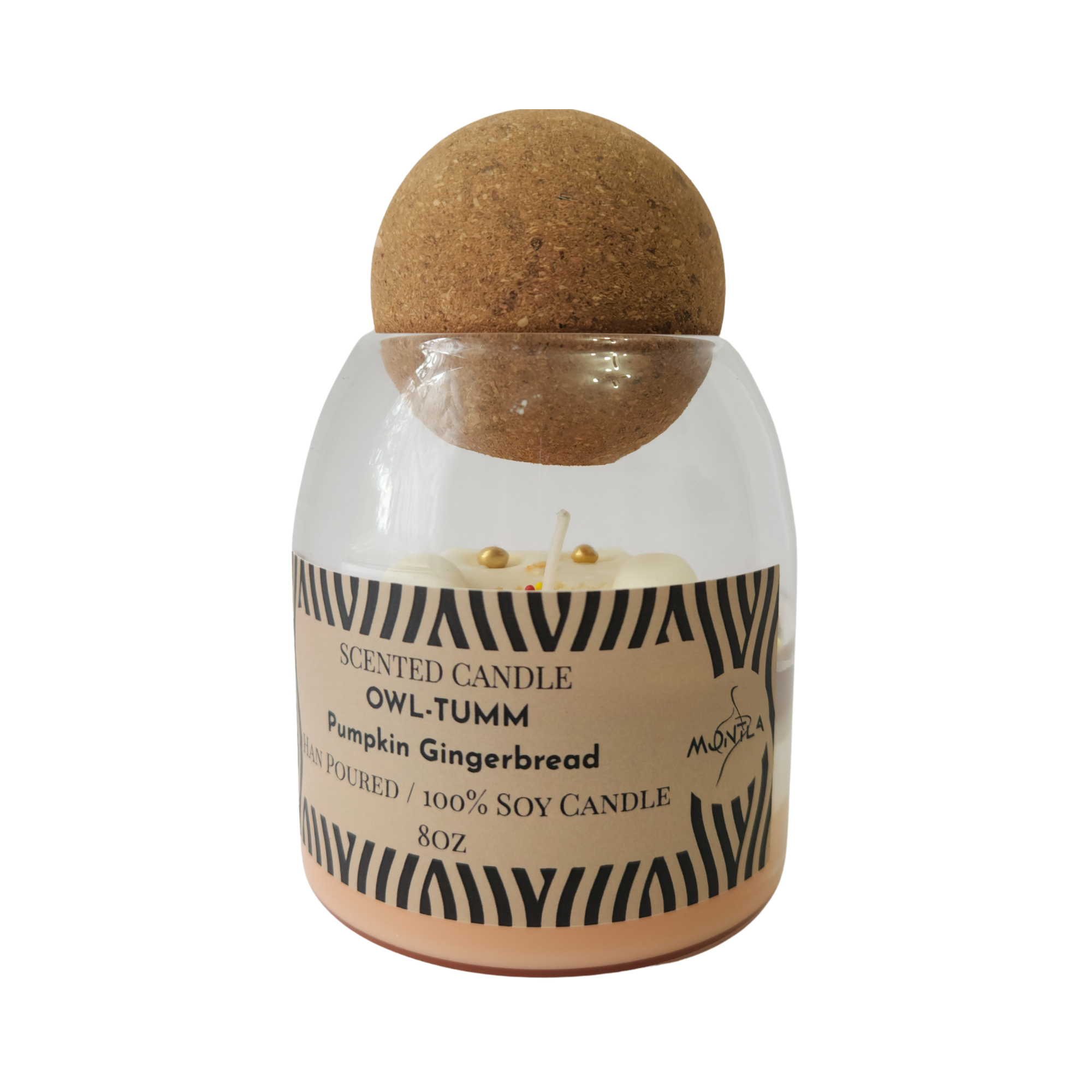 OWL-TUMM Soy Candle – Pumpkin Gingerbread | Limited Autumn Edition