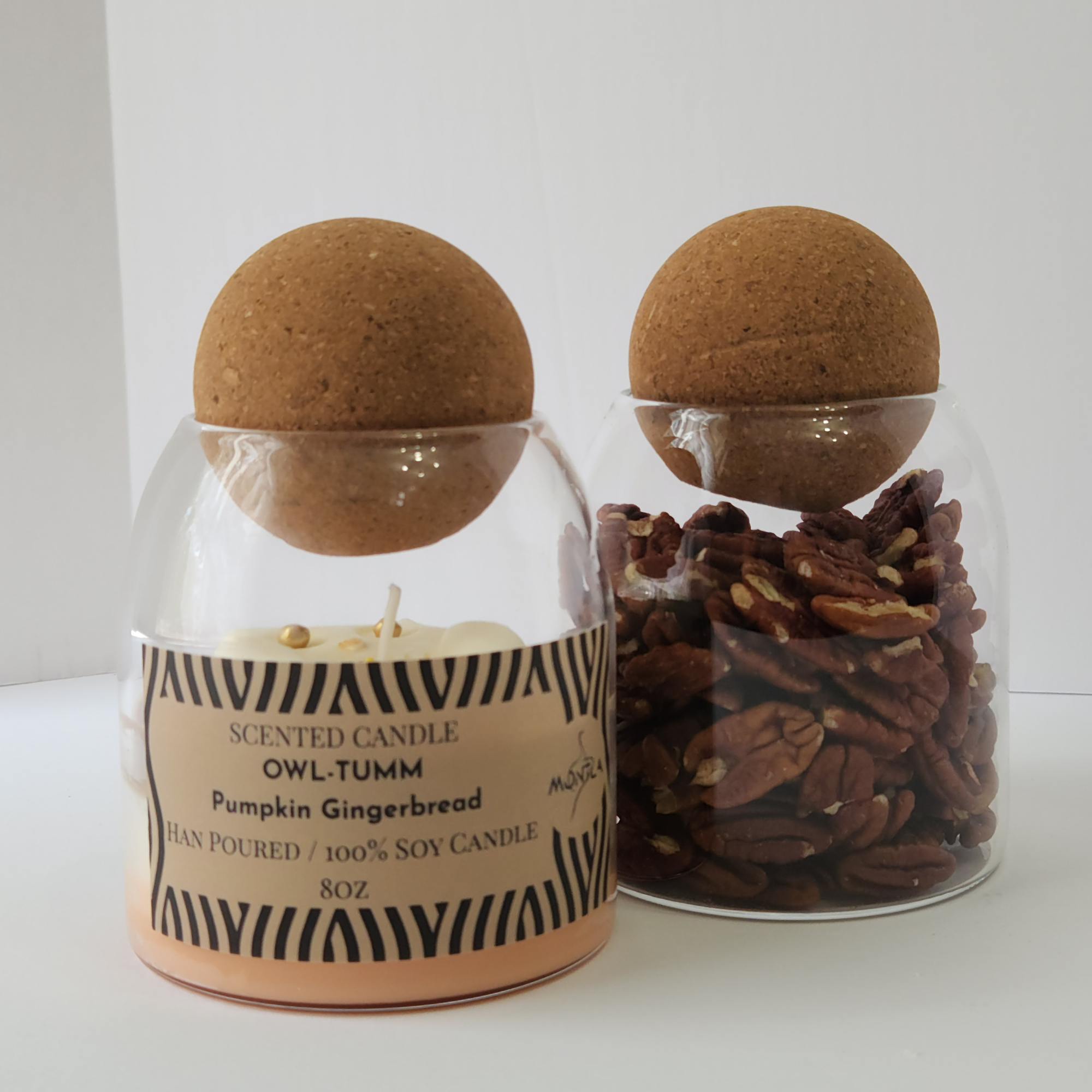 OWL-TUMM Soy Candle – Pumpkin Gingerbread | Limited Autumn Edition