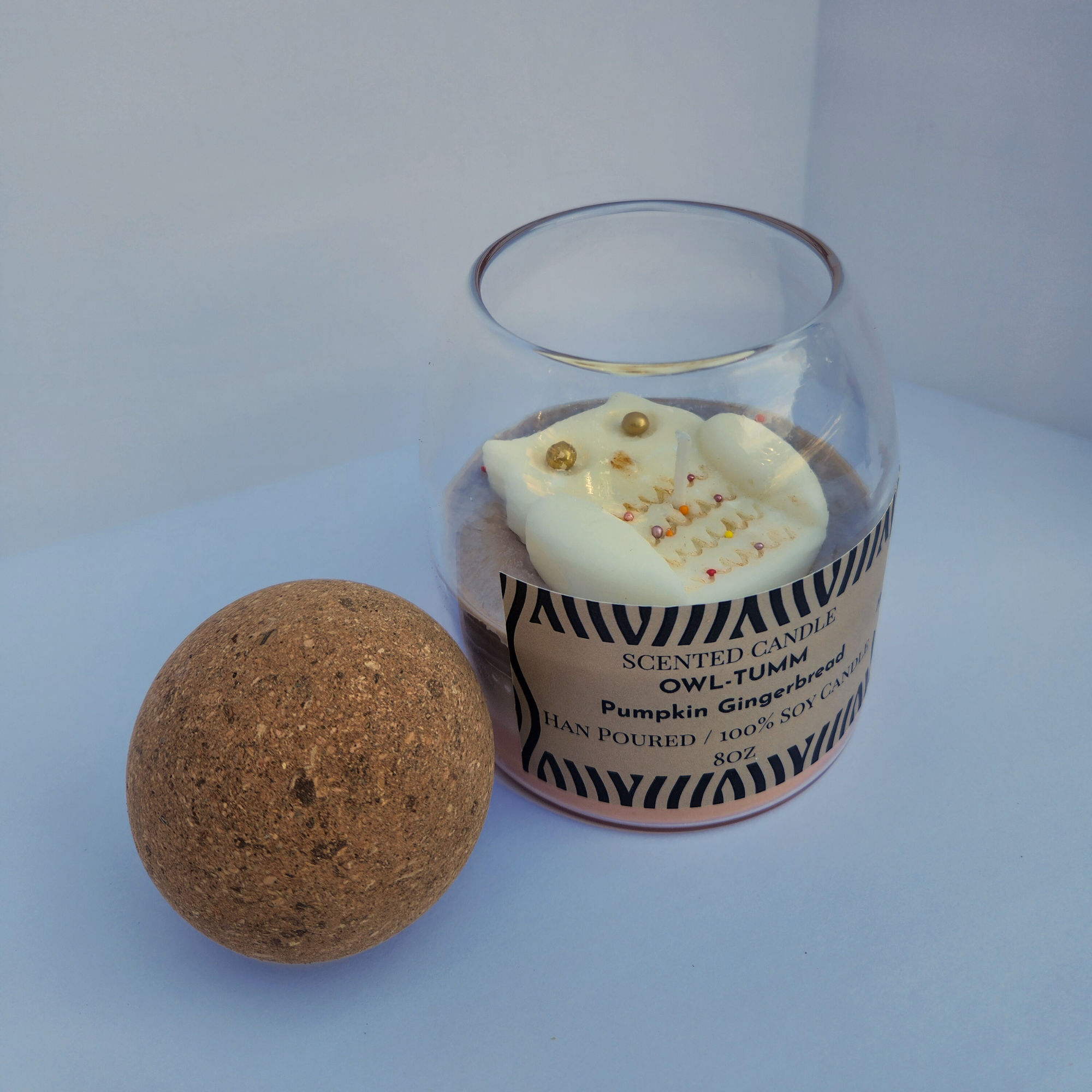 OWL-TUMM Soy Candle – Pumpkin Gingerbread | Limited Autumn Edition